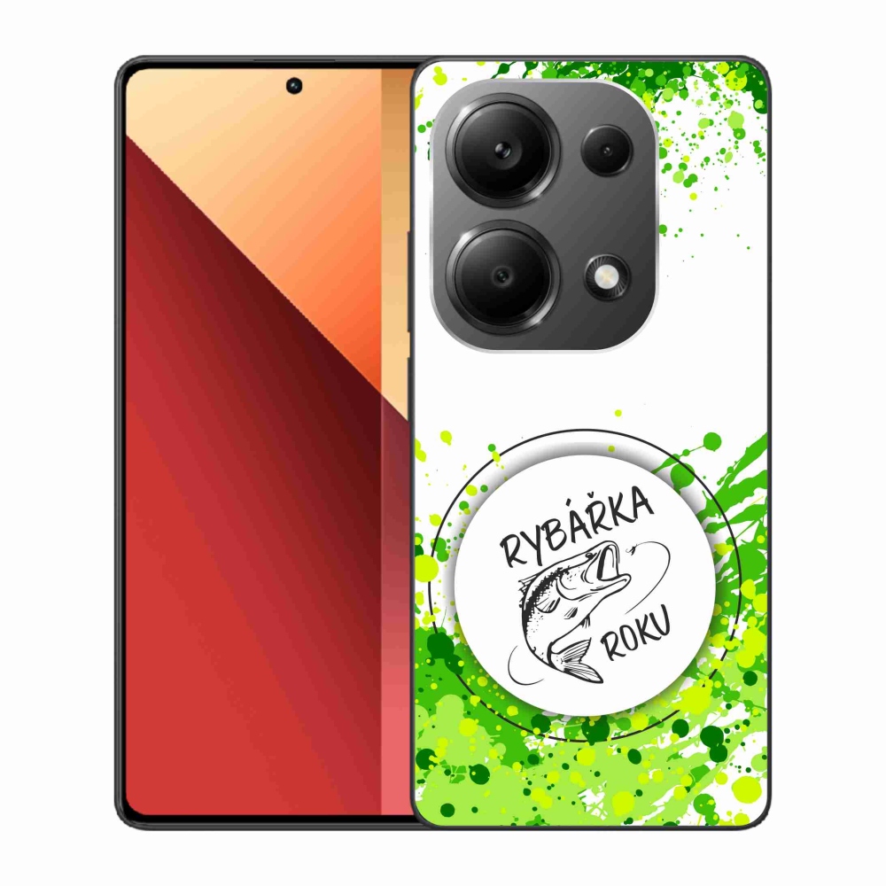 Gélový kryt mmCase na Xiaomi Redmi Note 13 Pro 4G/Poco M6 Pro - rybárka roka biele pozadie