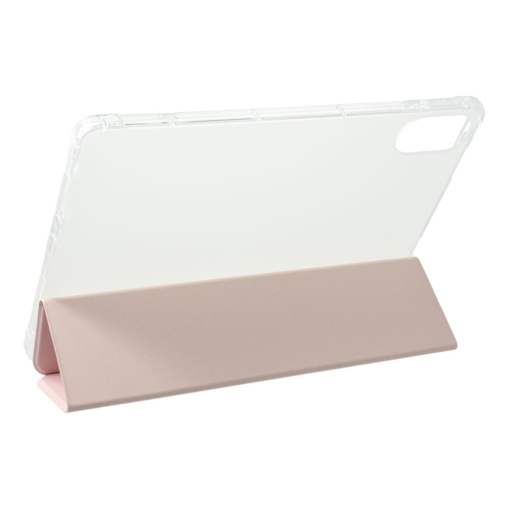 Tri-Fold chytré skladacie púzdro na tablet Xiaomi Redmi Pad 2 - ružové