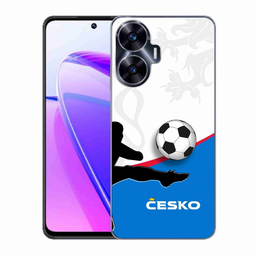 Gélový kryt mmCase na Realme C55 - futbal Česko 3