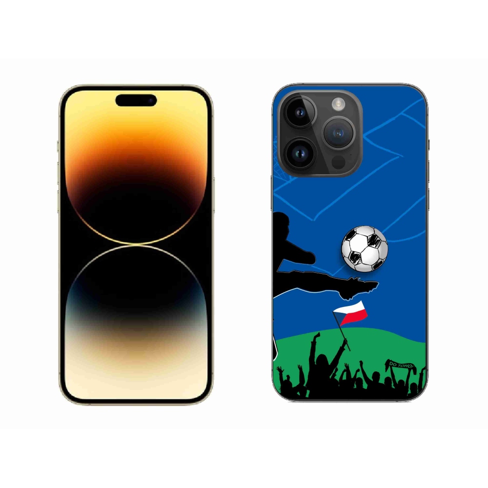Gélový kryt mmCase na iPhone 14 Pro Max 6.7 - fanúšikovia futbalu