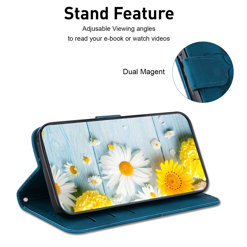 Lily knižkové púzdro na Xiaomi Redmi 15C 4G/5G (173mm) - tmavomodré