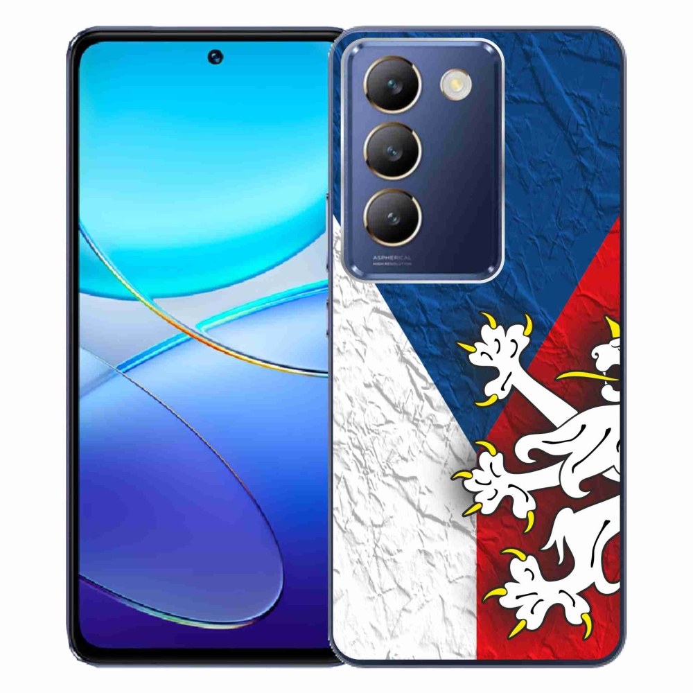 Gélový kryt mmCase na Vivo V40 SE 4G/5G - česká vlajka 1