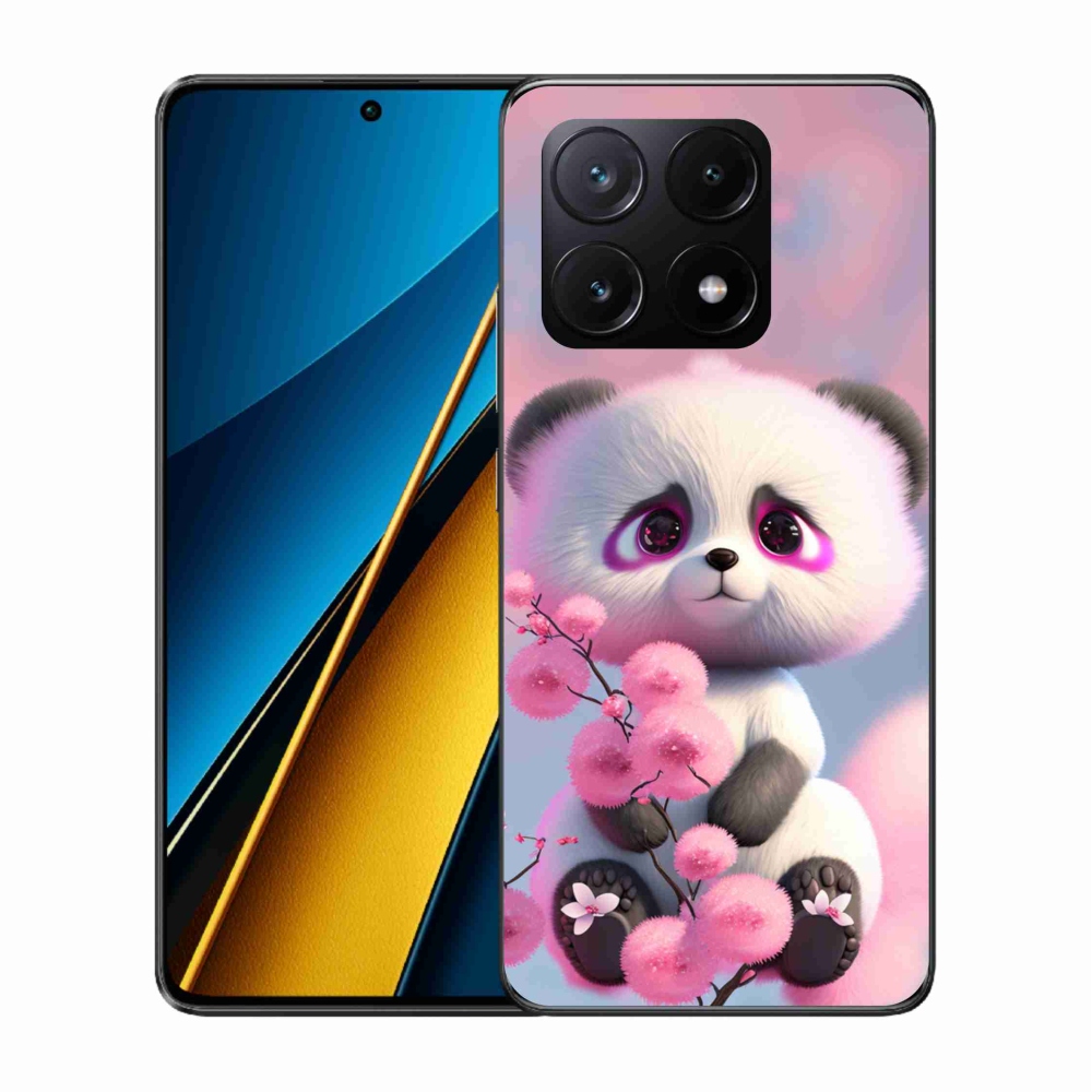 Gélový kryt mmCase na Xiaomi Poco X6 Pro 5G - roztomilá panda 1