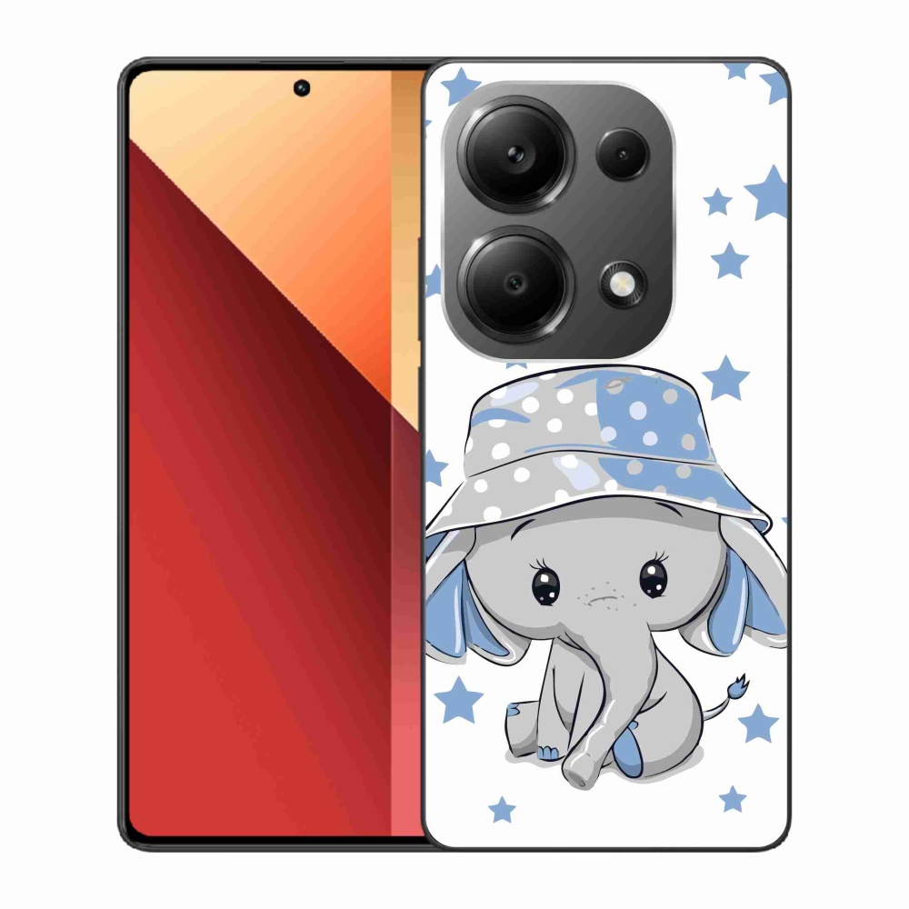 Gélový kryt mmCase na Xiaomi Redmi Note 13 Pro 4G/Poco M6 Pro - modrý slon