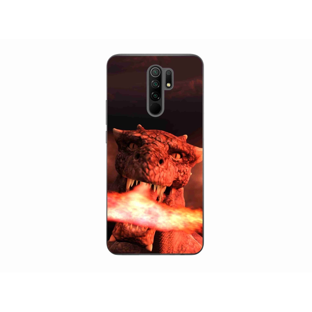 Gélový kryt mmCase na mobil Xiaomi Redmi 9 - drak