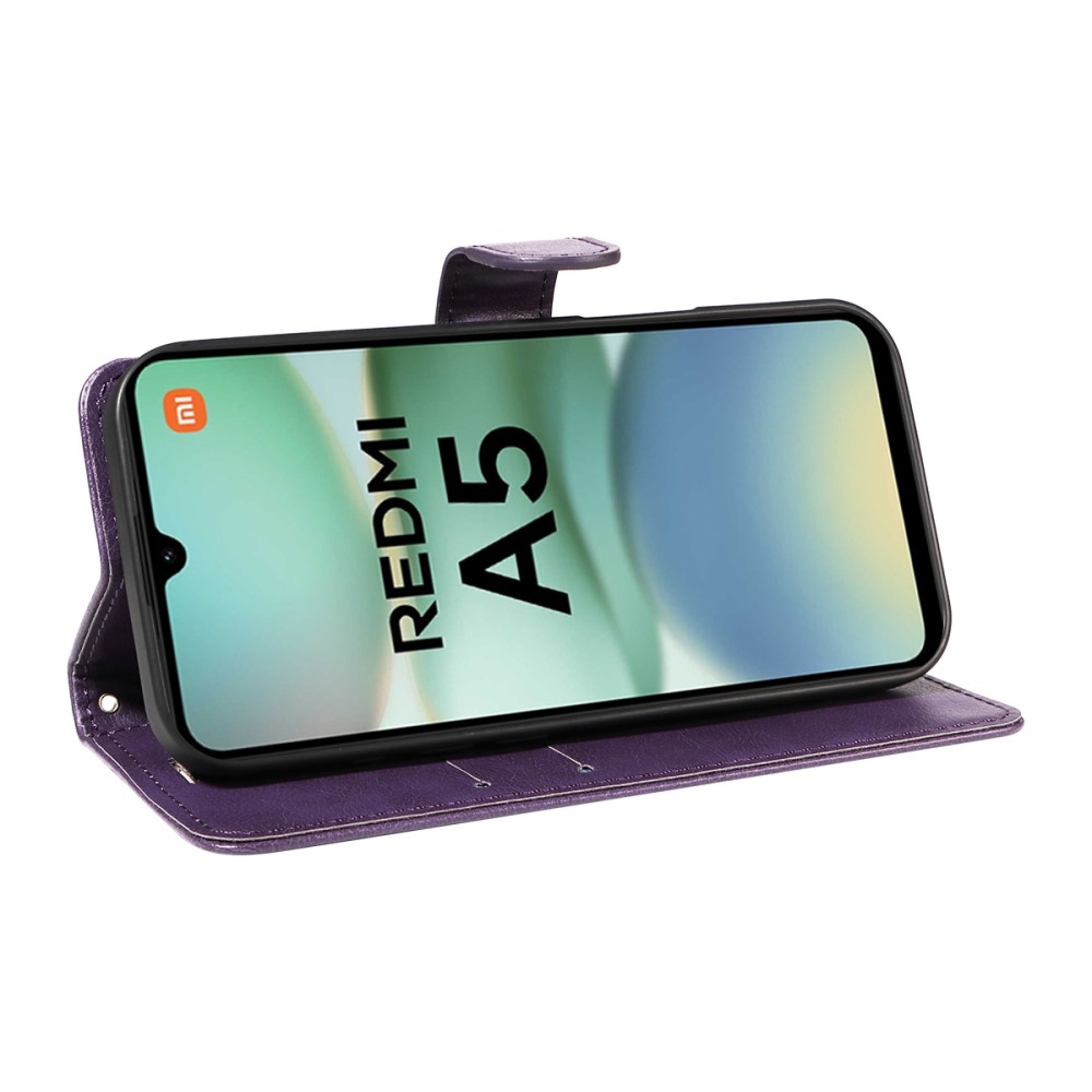 Wallet knižkové púzdro na Xiaomi Redmi A5 - fialové