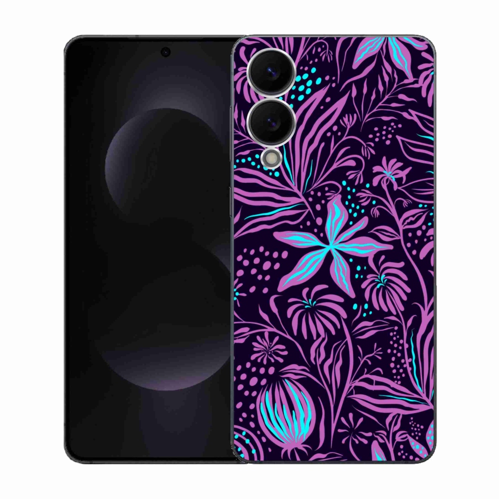 Gélový kryt mmCase na Samsung Galaxy S25 Edge - kvety 2