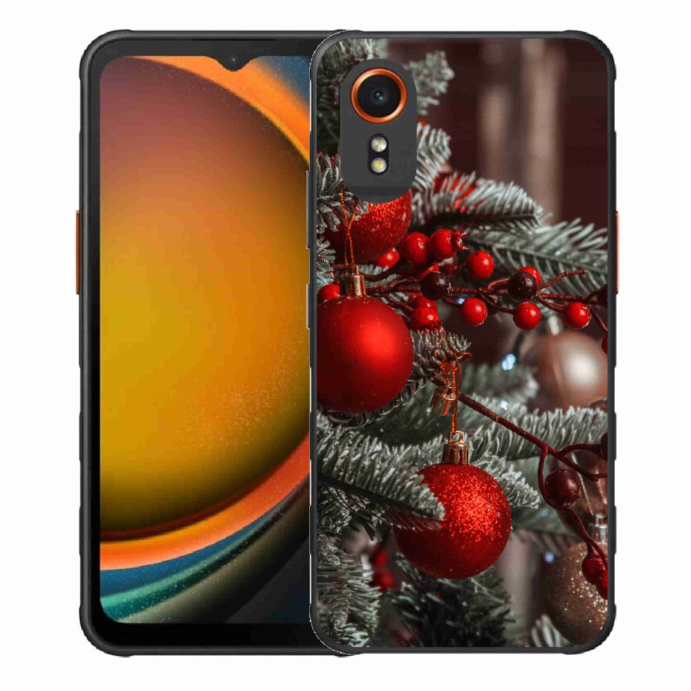 Gélový kryt mmCase na Samsung Galaxy Xcover 7 - vianočné ozdoby 2