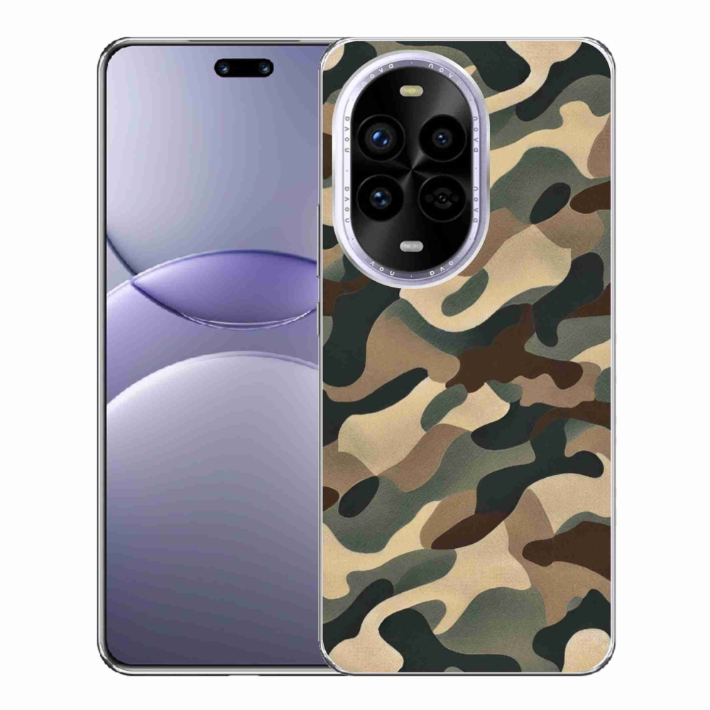 Gélový kryt mmCase na Huawei Nova 13 Pro 5G - maskáčový vzor 11