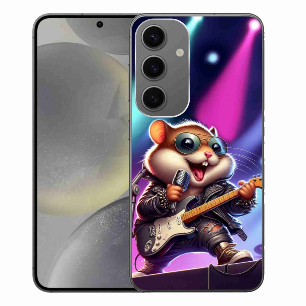 Gélový kryt mmCase na Samsung Galaxy S24+ - škrečok rocker