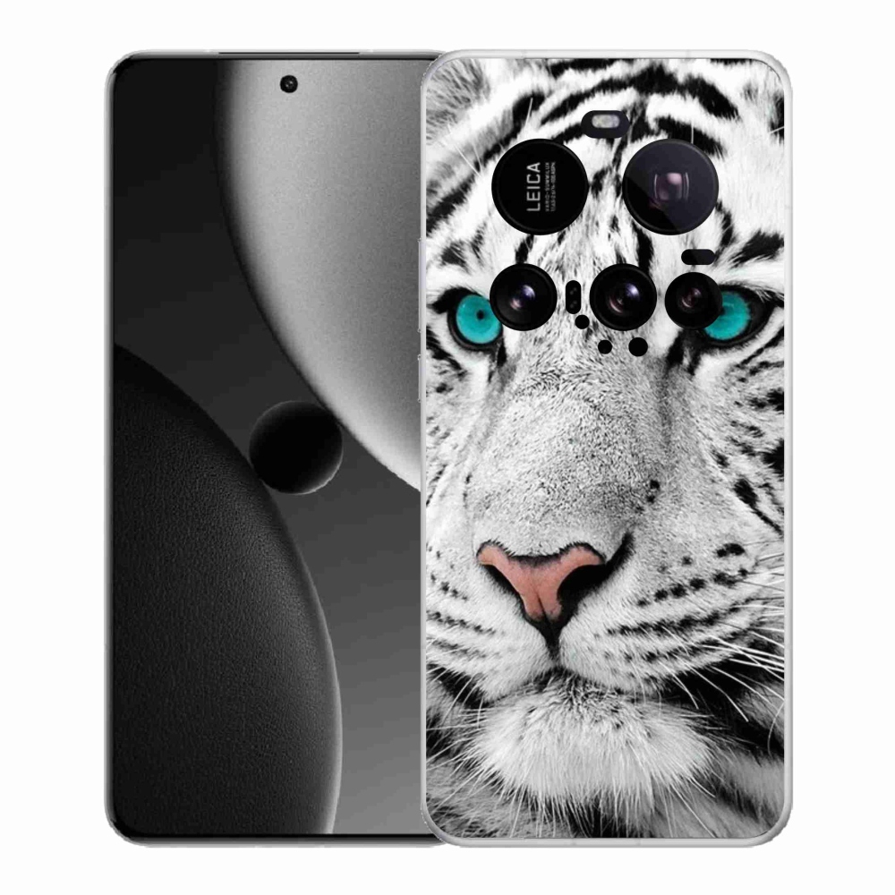 Gélový kryt mmCase na Xiaomi 15 Ultra - biely tiger