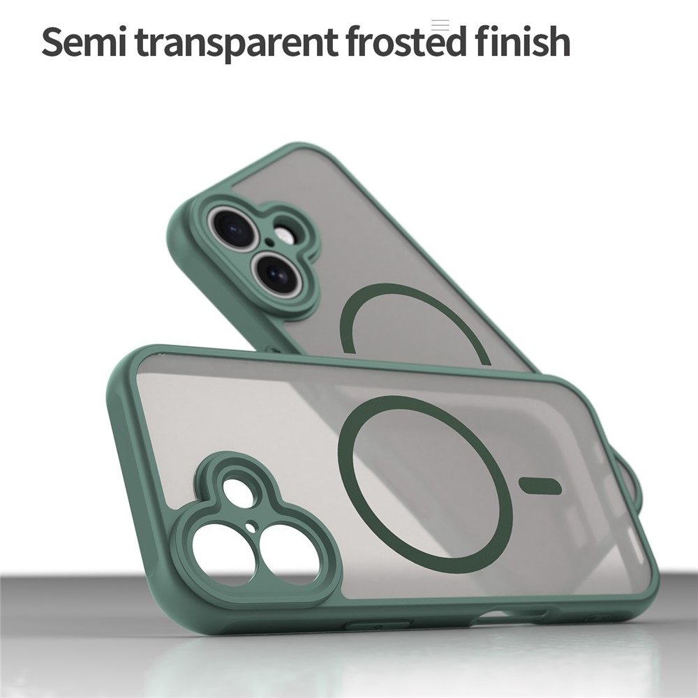 Case matný gélový obal s MagSafe na iPhone 17 - zelený