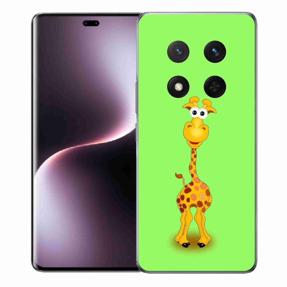 Gélový kryt mmCase na Honor Magic 7 Lite 5G - kreslená žirafa
