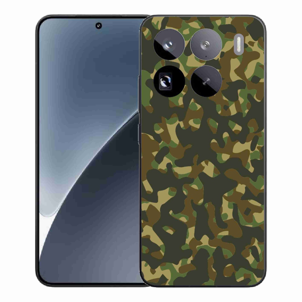Gélový kryt mmCase na Xiaomi 15 Pro - maskáčový vzor 1