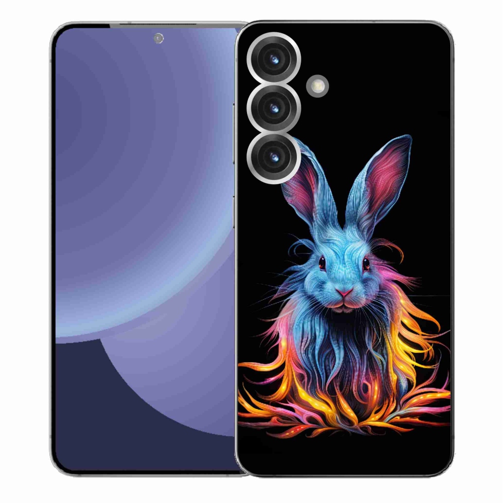 Gélový kryt mmCase na Samsung Galaxy S25+ - abstraktný zajac