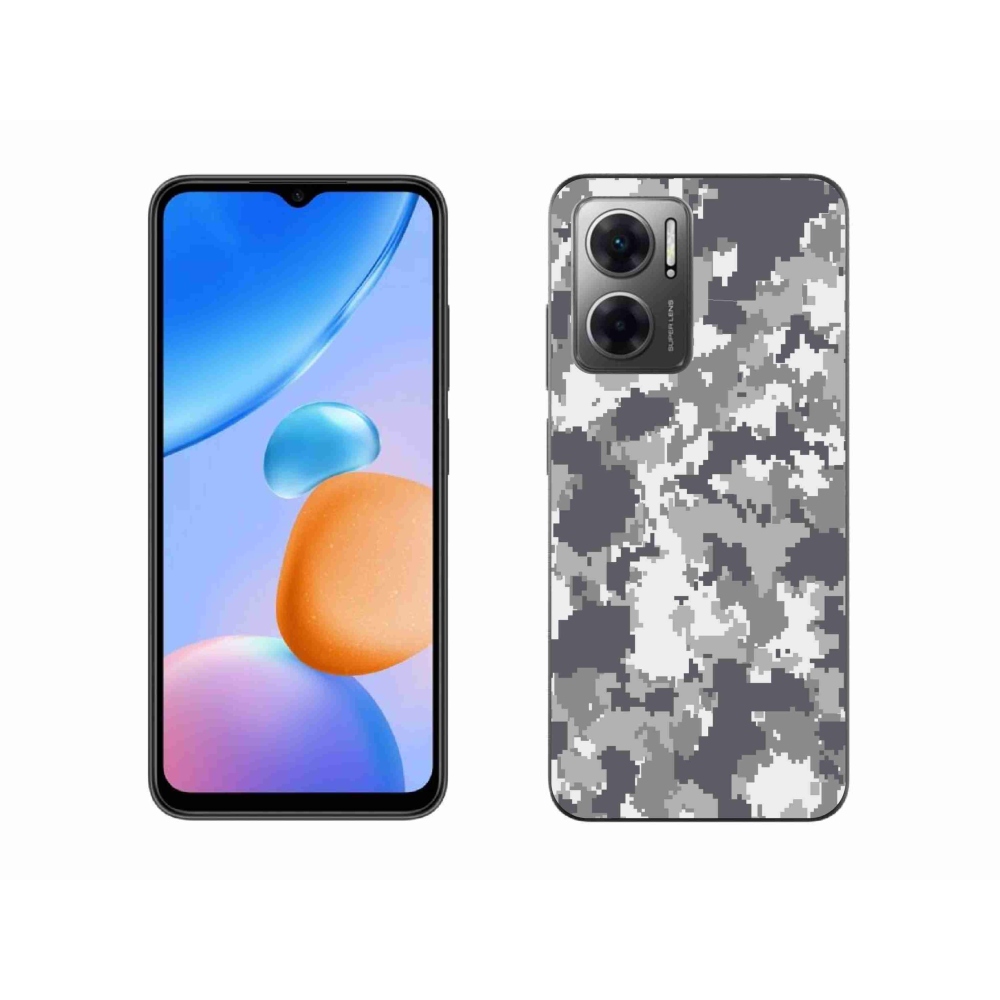 Gélový kryt mmCase na Xiaomi Redmi 10 5G - maskáčový vzor 2
