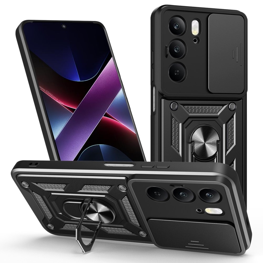 Slide odolný kryt na Realme 14x 5G/Realme C75 - čierny