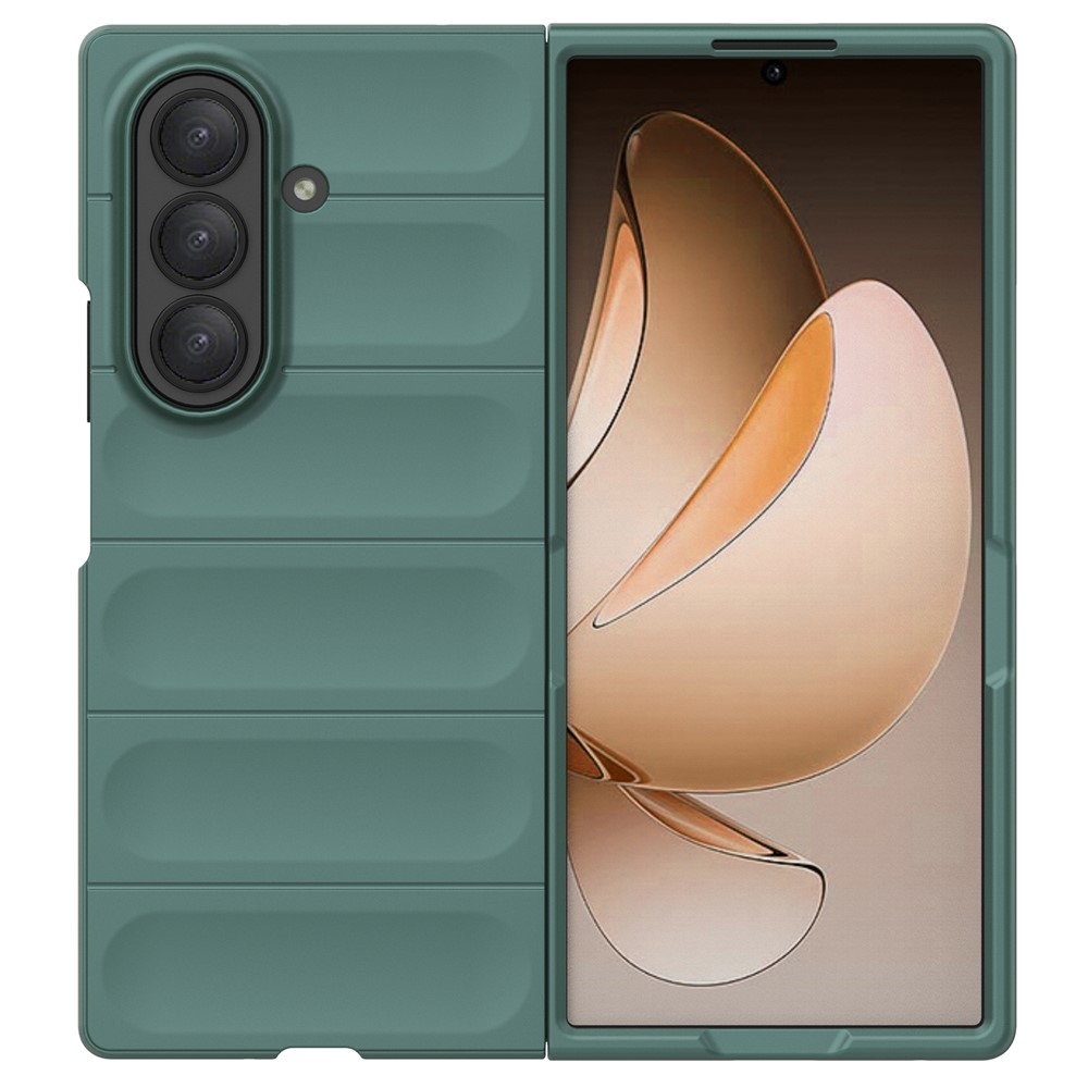 Rugg odolný gélový obal na Samsung Galaxy Z Fold7 5G - zelený