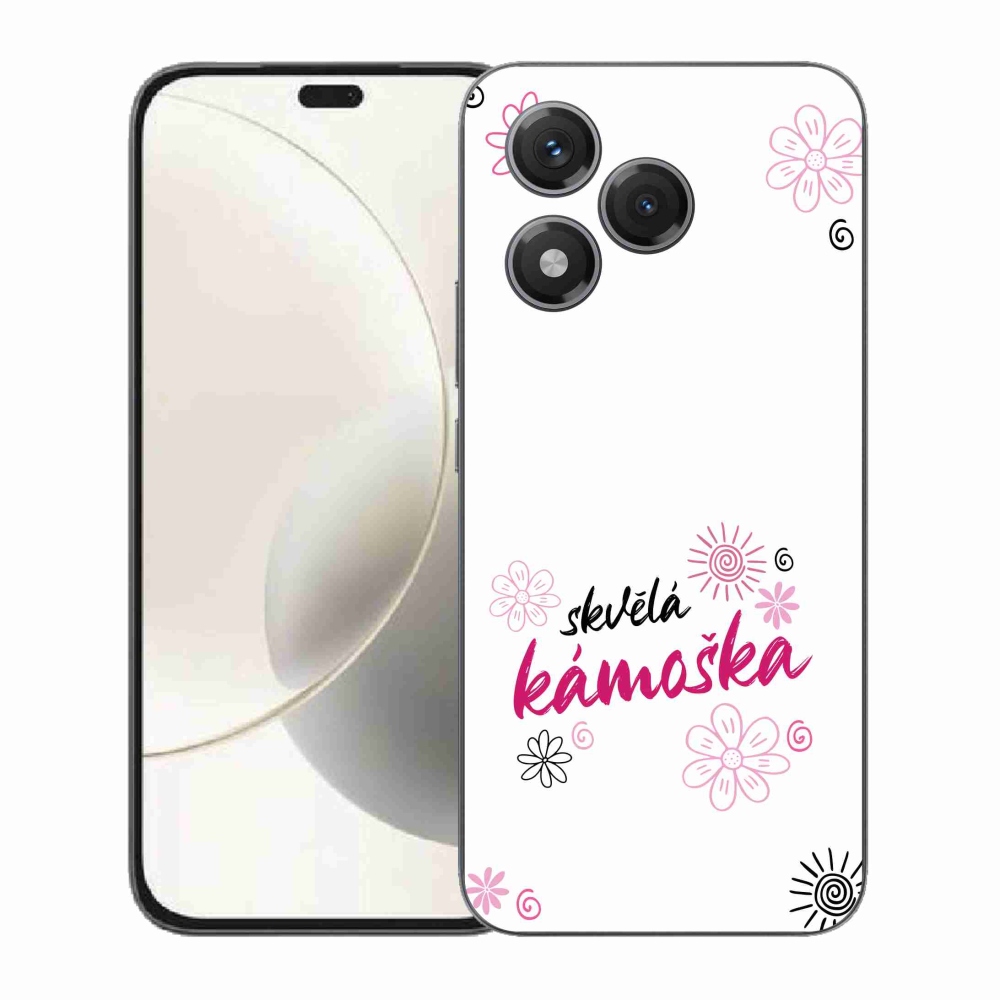 Gélový kryt mmCase na Honor 400 Lite - skvelá kamoška biele pozadie