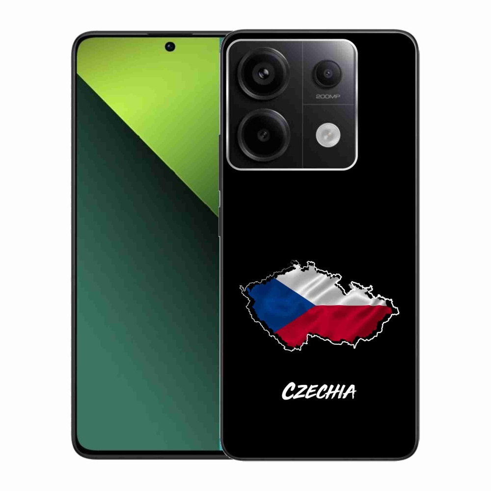 Gélový kryt mmCase na Xiaomi Redmi Note 13 Pro 5G/Poco X6 5G - Czechia čierne pozadie