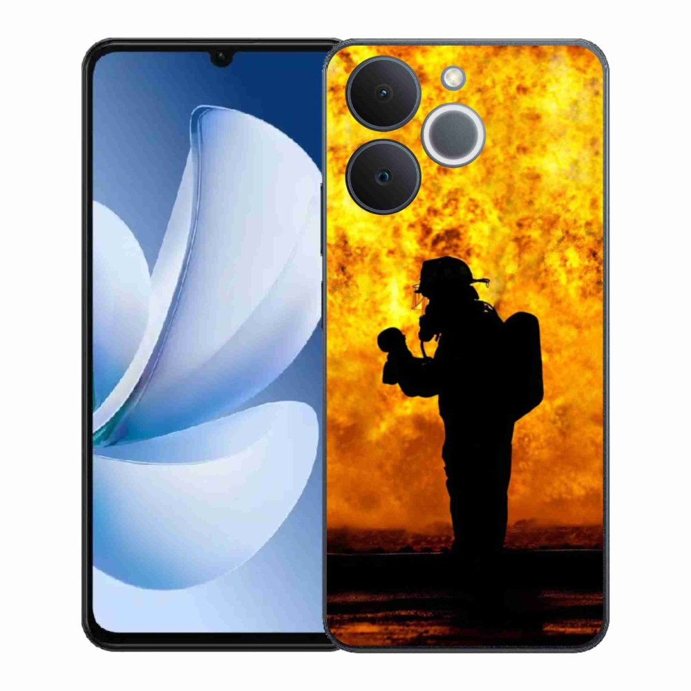 Gélový kryt mmCase na Realme Note 70T - hasič
