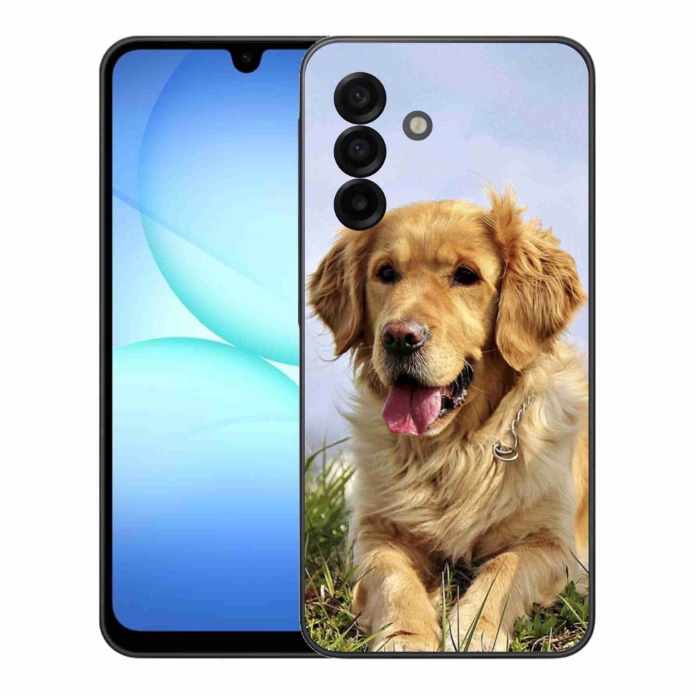 Gélový kryt mmCase na Samsung Galaxy A17 5G - zlatý retriever