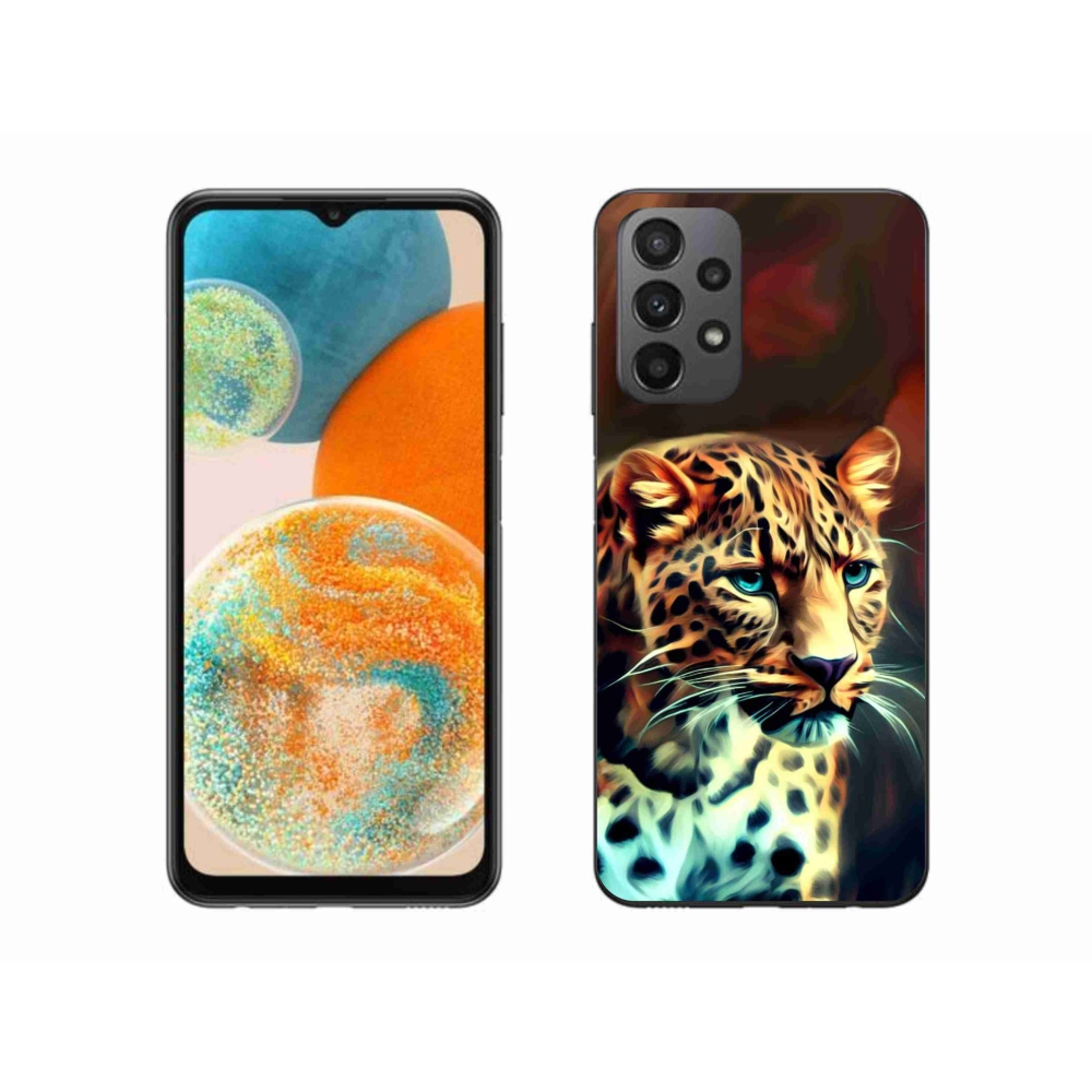 Gélový kryt mmCase na Samsung Galaxy A23 4G/5G - leopard