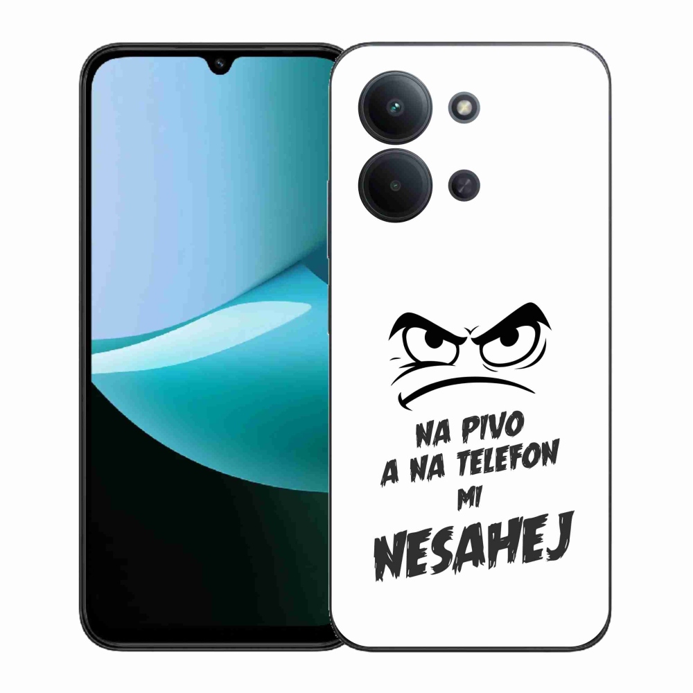 Gélový kryt mmCase na Xiaomi Redmi 15C 4G (171mm)/Poco C85 4G (171mm) - pivný motív 2 biele pozadie