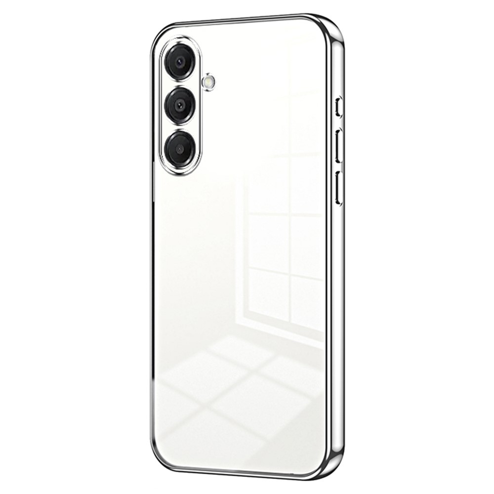 Electro gélový obal na Samsung Galaxy A17 5G - strieborný