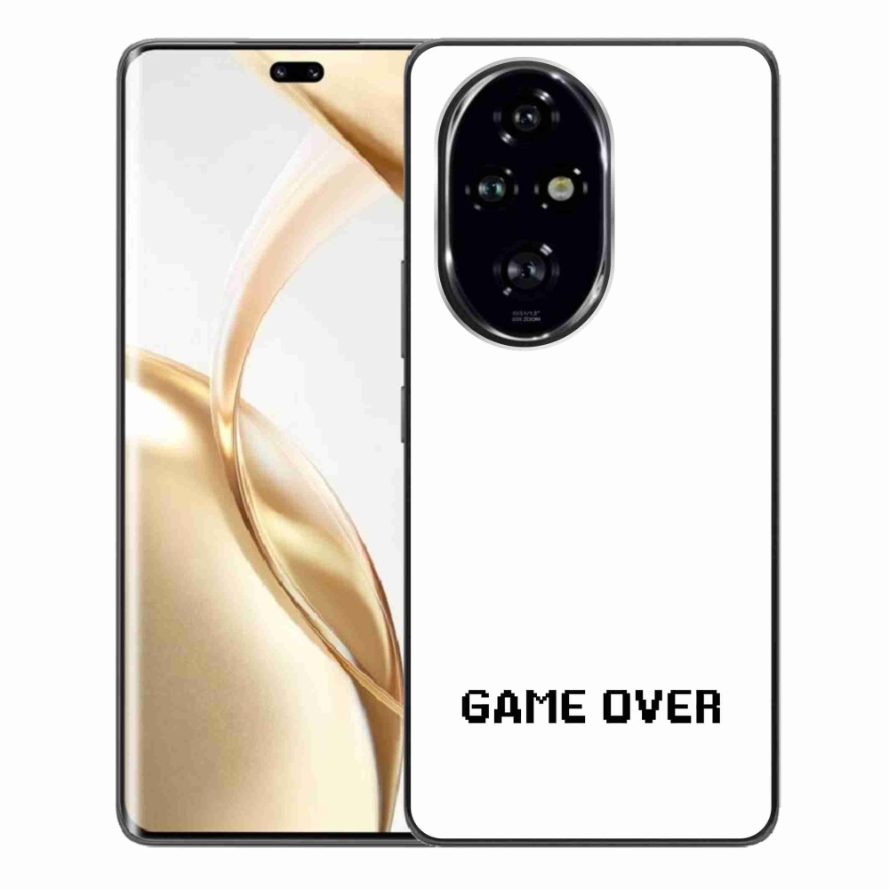 Gélový kryt mmCase na Honor 200 Pro 5G - game over biele pozadie