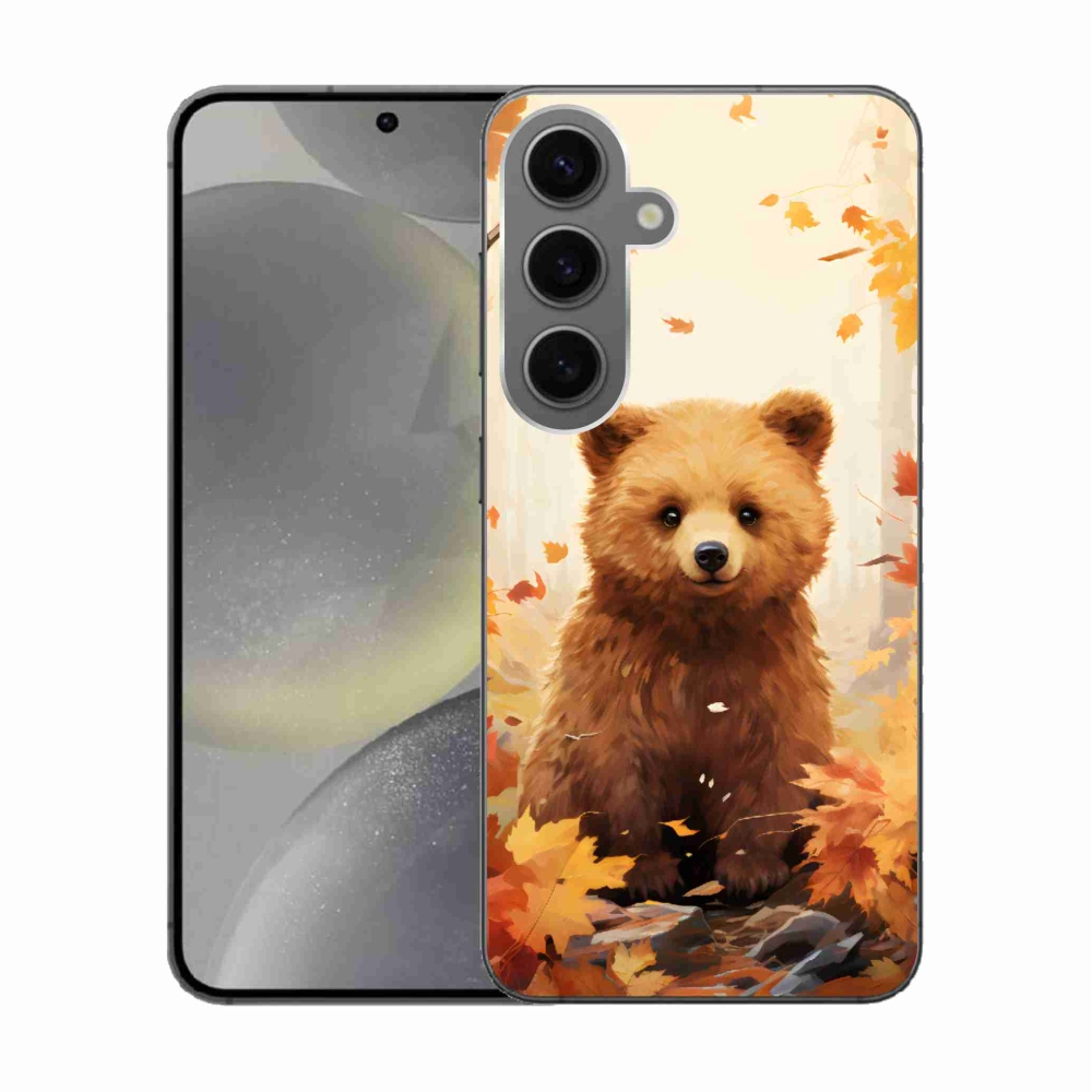 Gélový kryt mmCase na Samsung Galaxy S24 - medveď v lese