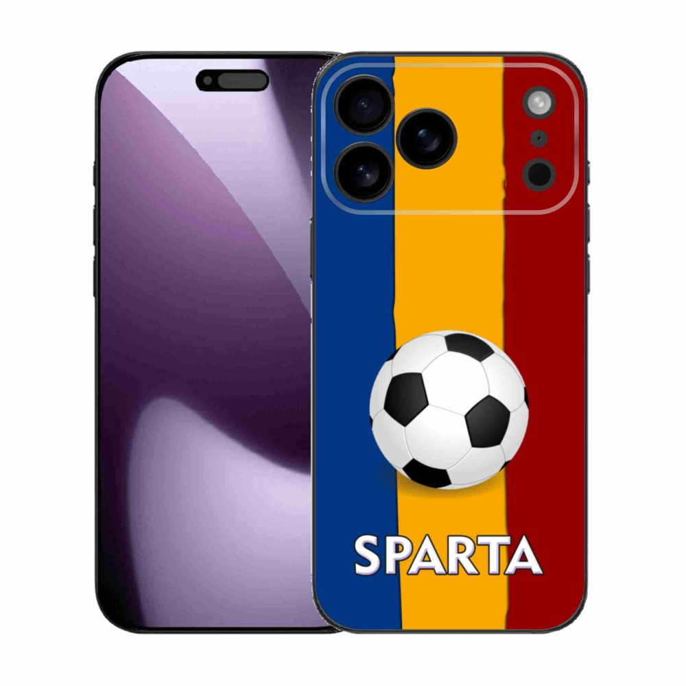 Gélový kryt mmCase na iPhone 17 Pro Max - futbal 1