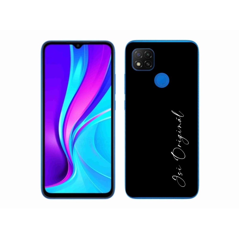 Gélový kryt mmCase na Xiaomi Redmi 9C - si originál čierne pozadie