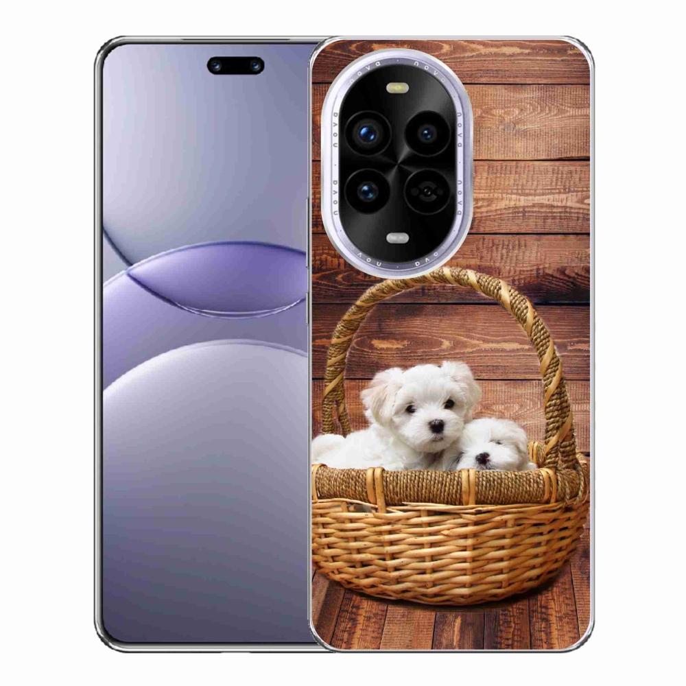 Gélový kryt mmCase na Huawei Nova 13 Pro 5G - šteniatka