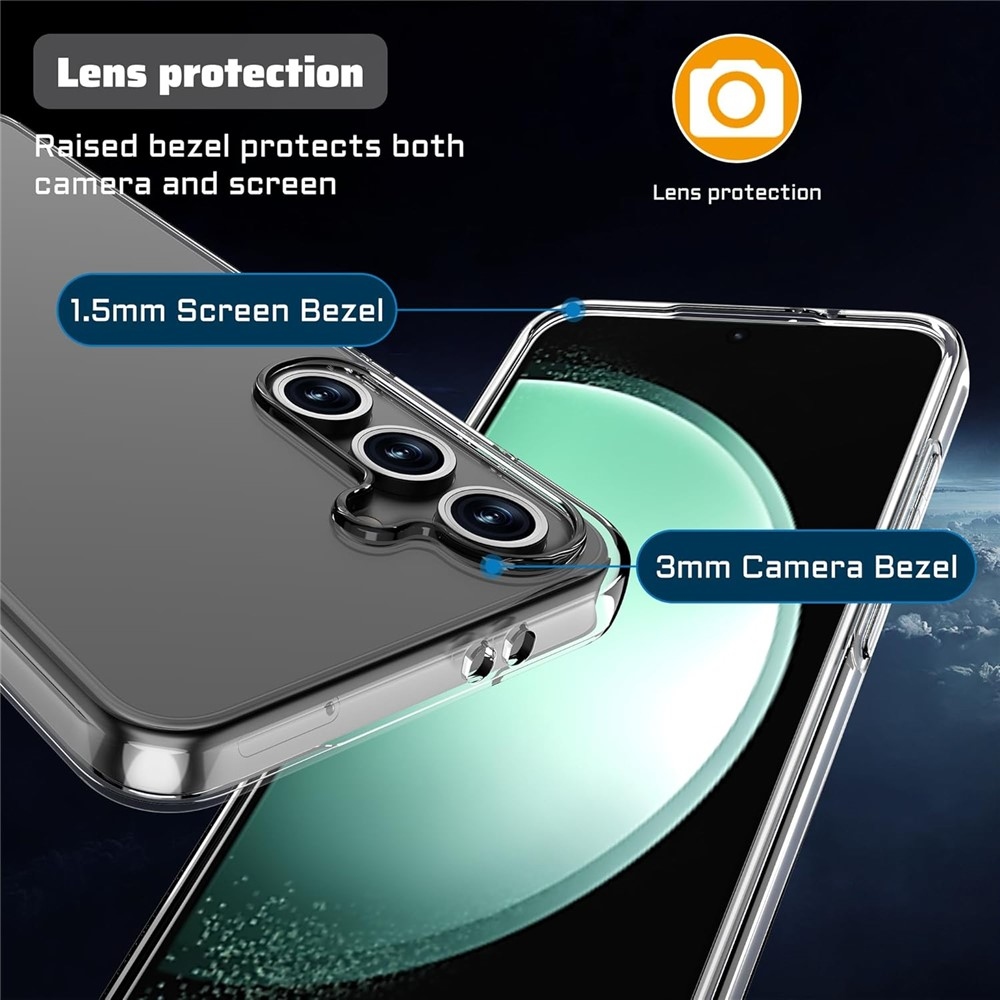 Arc priehľadný gélový obal + 2.5D tvrdené sklo na Samsung Galaxy A17 5G - priehľadný
