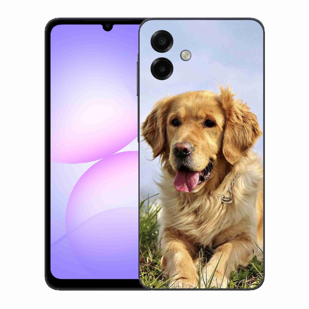 Gélový kryt mmCase na Samsung Galaxy A07 4G - zlatý retriever