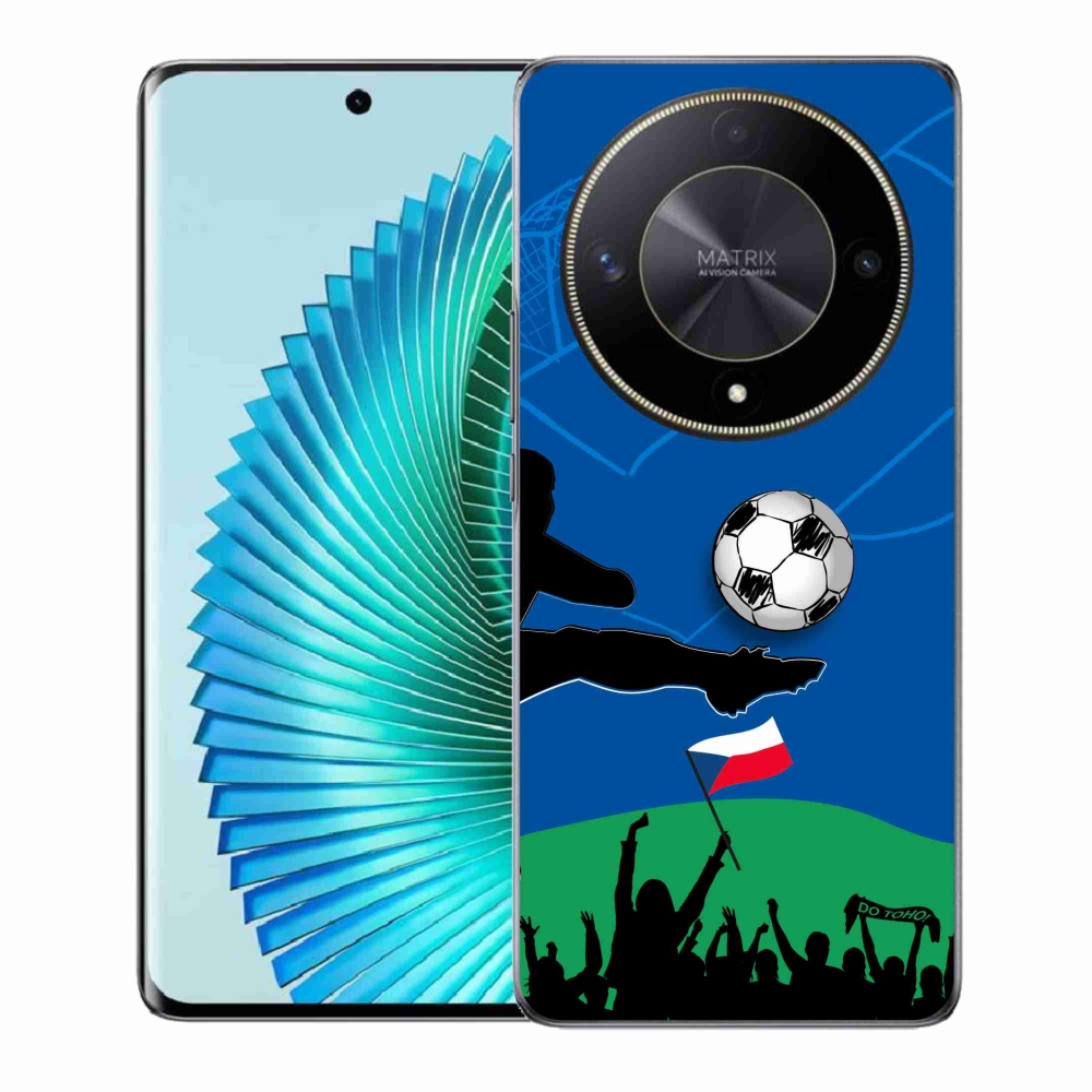 Gélový kryt mmCase na Honor Magic 6 Lite 5G - fanúšikovia futbalu