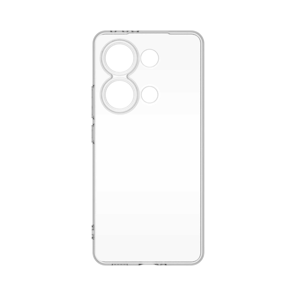 Transparentný gélový obal na Xiaomi Redmi Note 13 - priehľadný