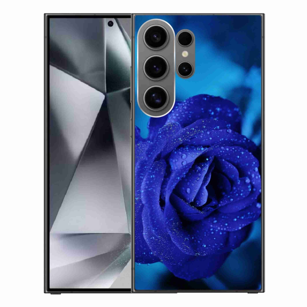 Gélový obal mmCase na Samsung Galaxy S24 Ultra - modrá ruža