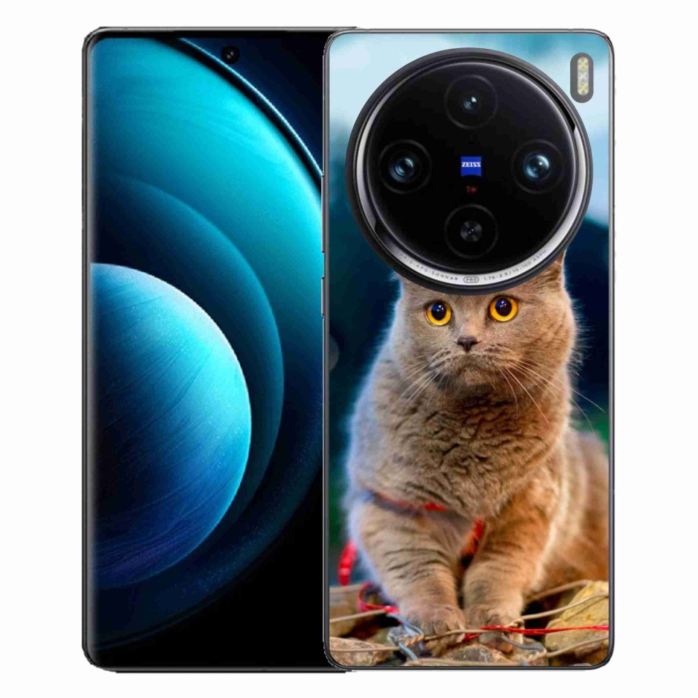 Gélový kryt mmCase na Vivo X100 Pro 5G - britská modrá 2