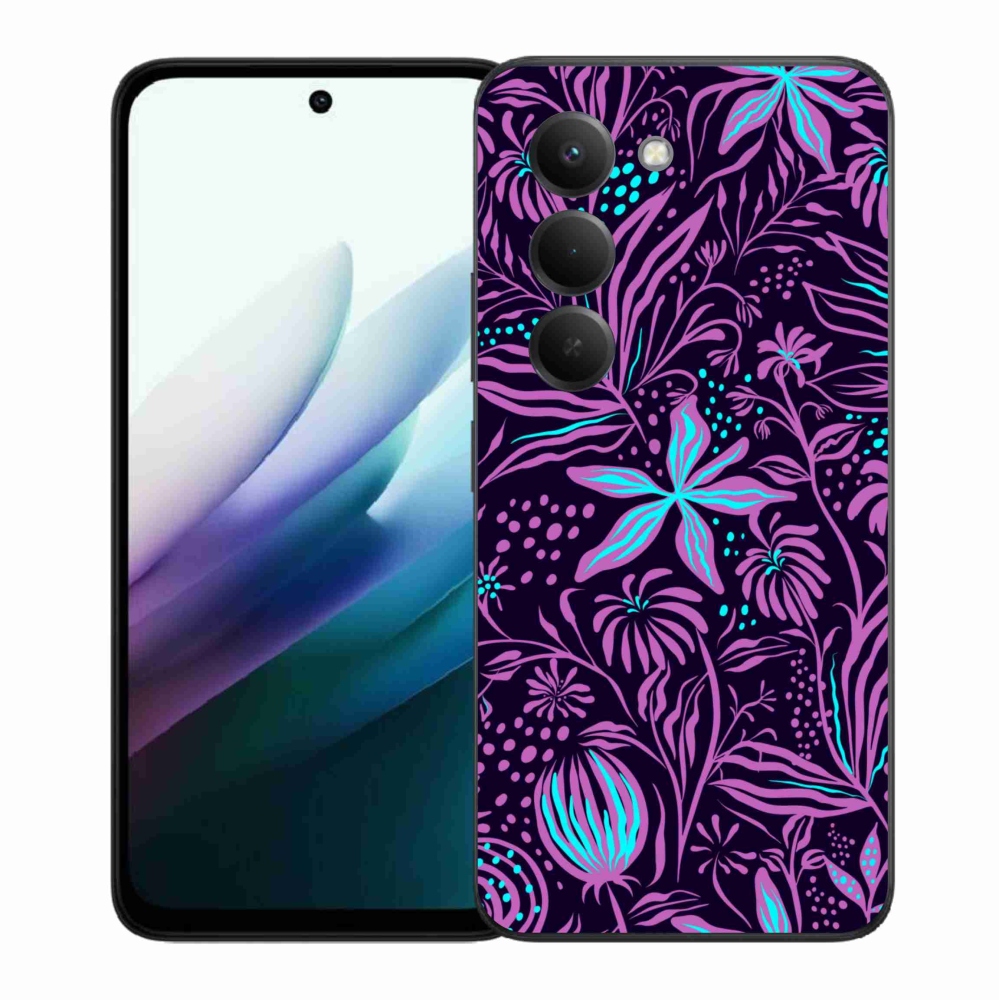 Gélový kryt mmCase na Xiaomi Redmi 15 4G/5G (171mm) - kvety 2