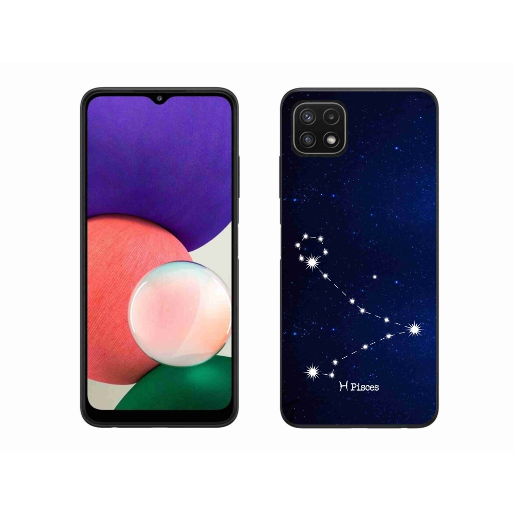 Gélový kryt mmCase na Samsung Galaxy A22 5G - súhvezdie Ryby
