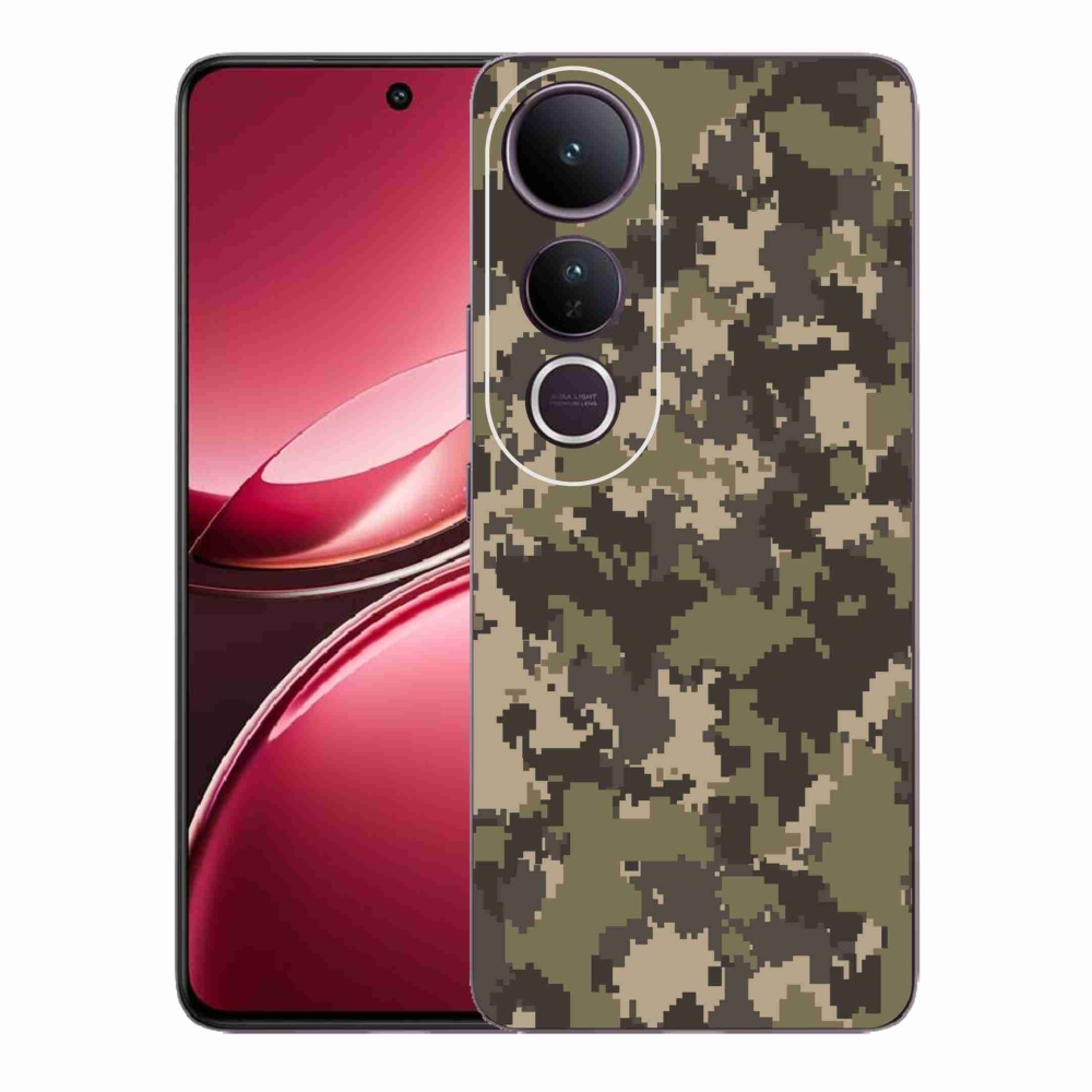 Gélový kryt mmCase na Vivo V50 Lite 4G/5G - maskáčový vzor 12
