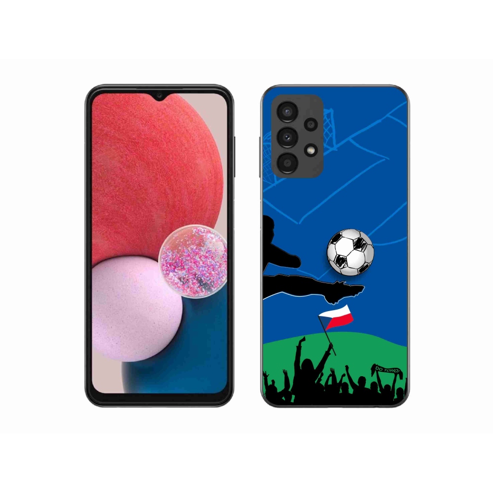 Gélový kryt mmCase na Samsung Galaxy A13 4G - fanúšikovia futbalu