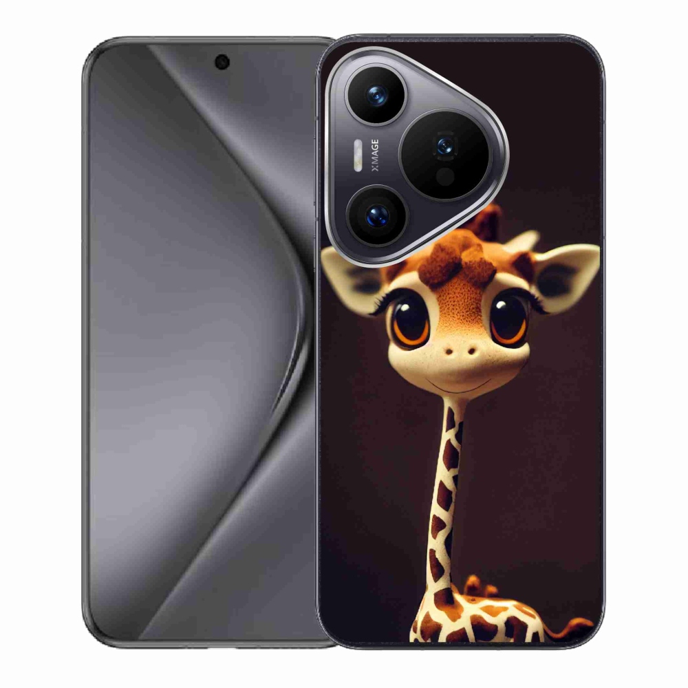 Gélový kryt mmCase na Huawei Pura 70 - malá žirafa
