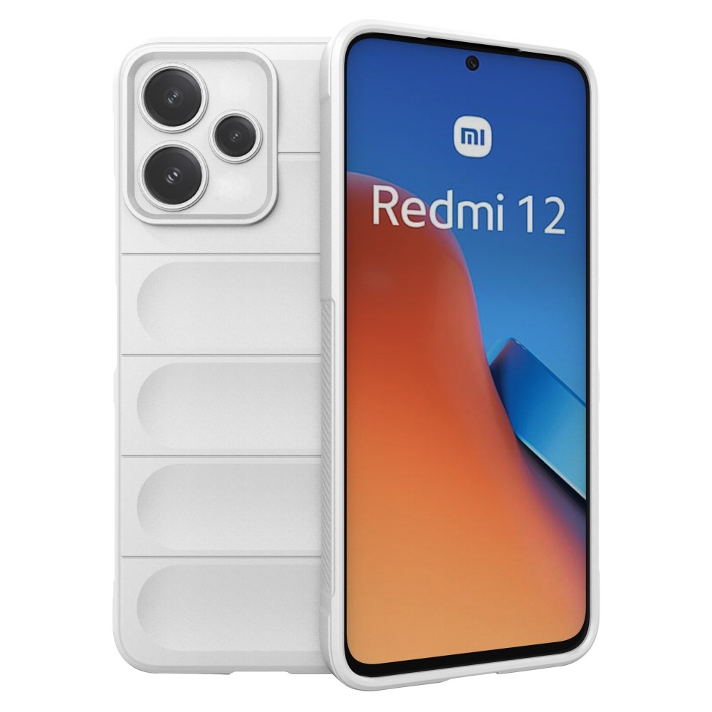 Rugg odolný gélový obal na Xiaomi Redmi 12 5G - biely