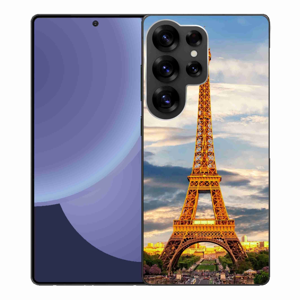 Gélový kryt mmCase na Samsung Galaxy S25 Ultra - eiffelova veža 3