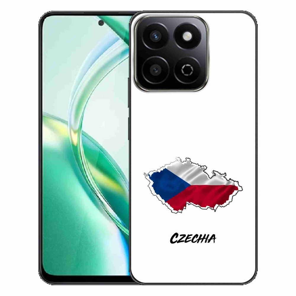 Gélový kryt mmCase na Honor 200 Smart 5G - Czechia biele pozadie