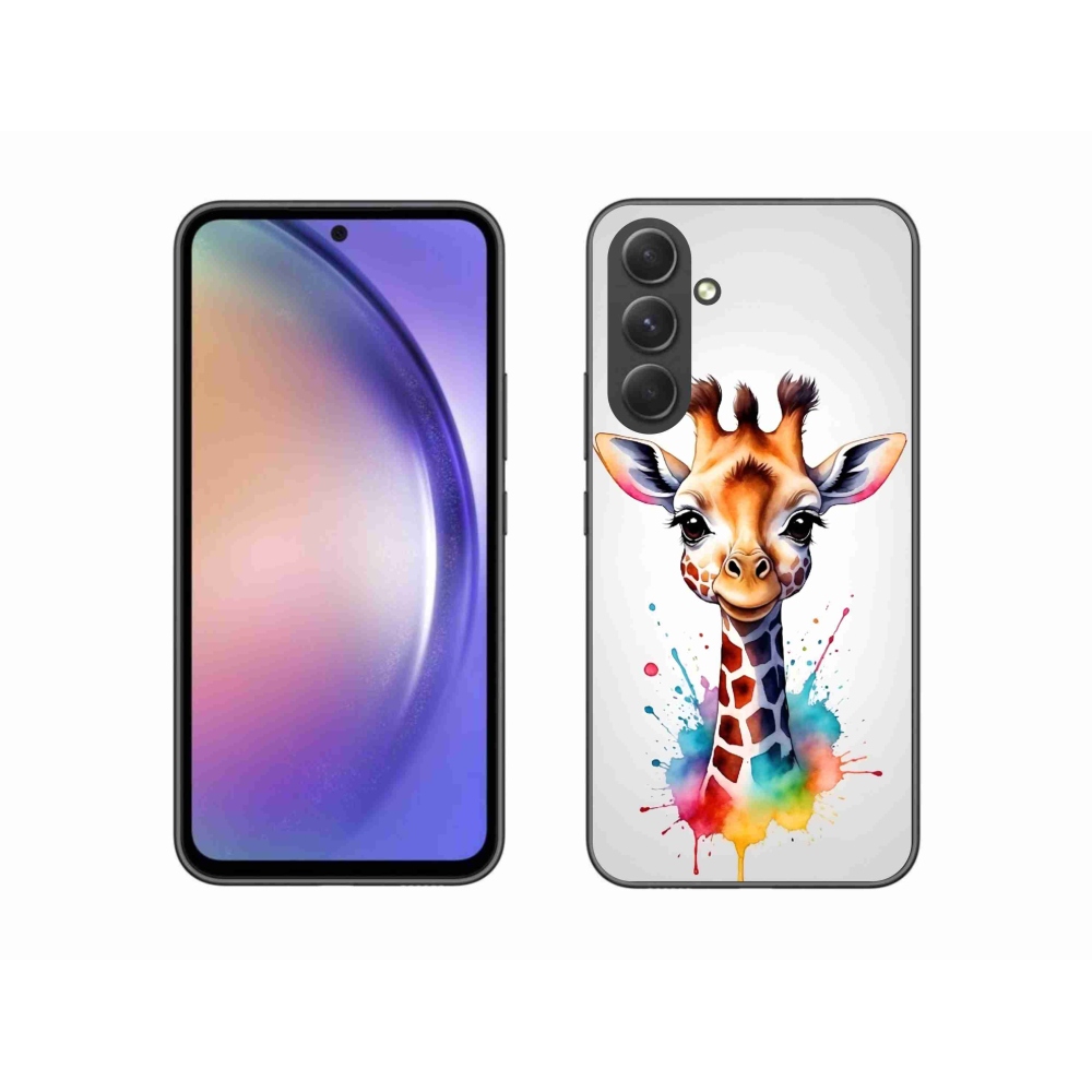 Gélový kryt mmCase na Samsung Galaxy A54 5G - žirafa 1