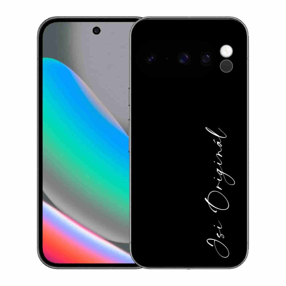 Gélový kryt mmCase na Google Pixel 10 Pro - si originál čierne pozadie